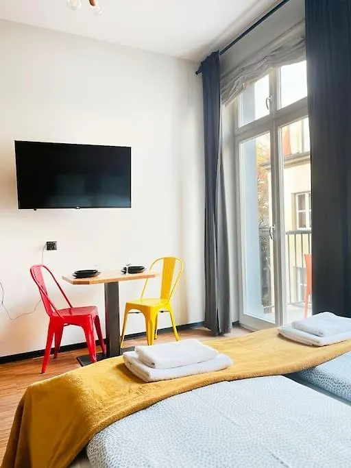 Studio Premium With Balcony And Air Conditioning, Cracow City Heart كراكوفيا شقة